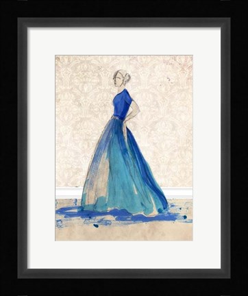 Framed Blue Danube II Print