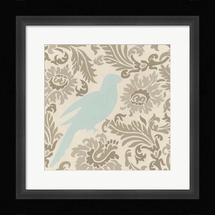 Framed Island Tapestry I Print