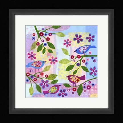 Framed Bird Spots Print