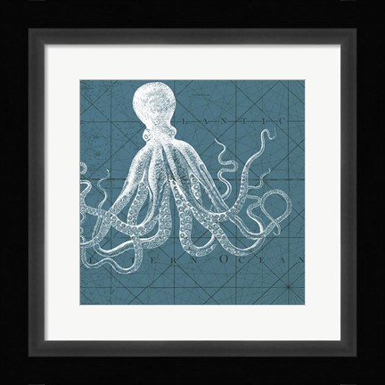 Framed Coastal Menagerie VII Print