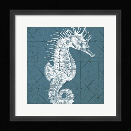 Framed Coastal Menagerie VIII Print