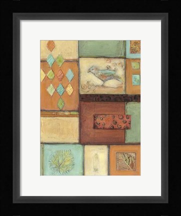 Framed Nature Collage II Print