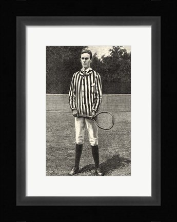 Framed Harper's Weekly Tennis III Print