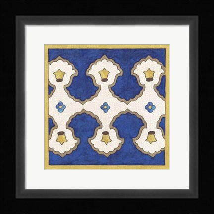 Framed Royal Lapis IV Print
