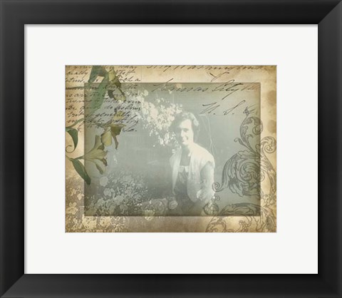 Framed Vintage Memories II Print