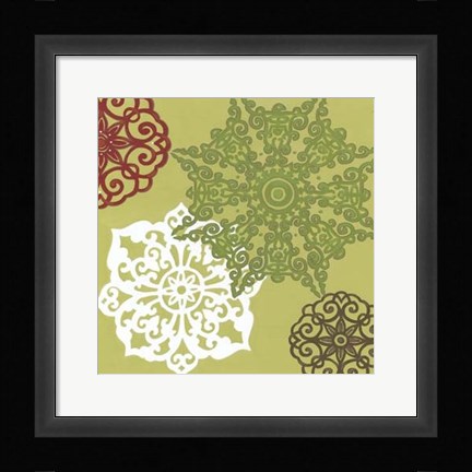 Framed Winter Lace II Print