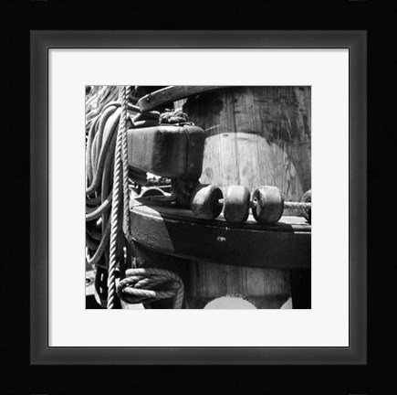 Framed Ship Shape III Print