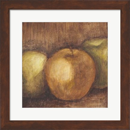 Framed Rustic Apples I Print