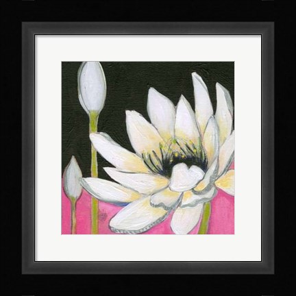 Framed Bliss Lotus III Print