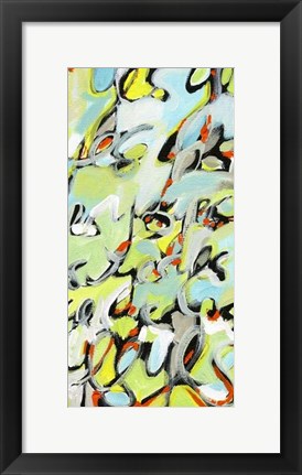 Framed Yes, Yes, Yes II Print