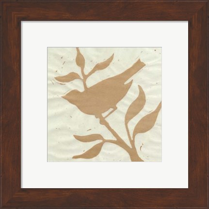 Framed Tea Bird III Print