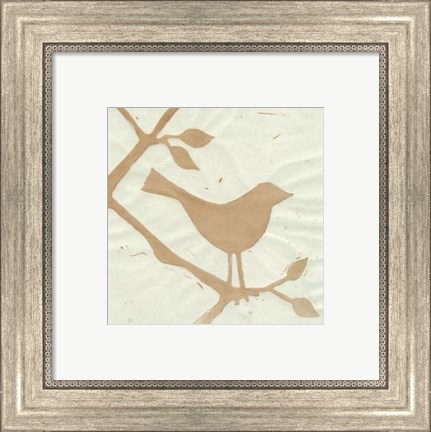 Framed Tea Bird IV Print