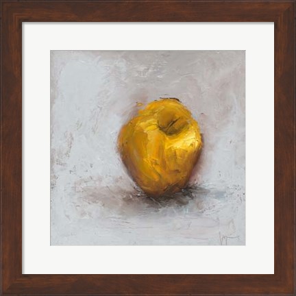 Framed Painted Fruit III Print