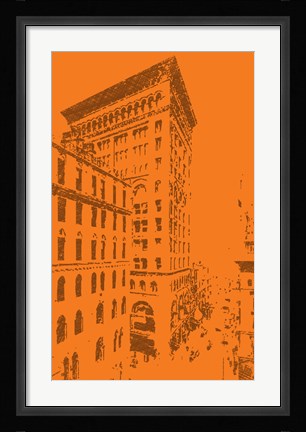 Framed Chicago 1920s Print