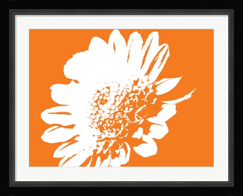 Framed Orange Mum Print