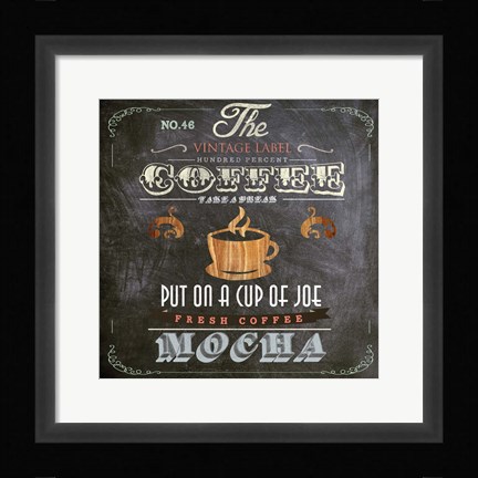 Framed Coffee Board I Print