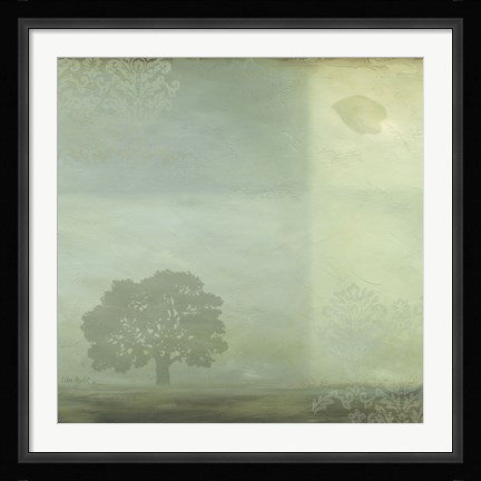 Framed Blue Horizon 1 Print