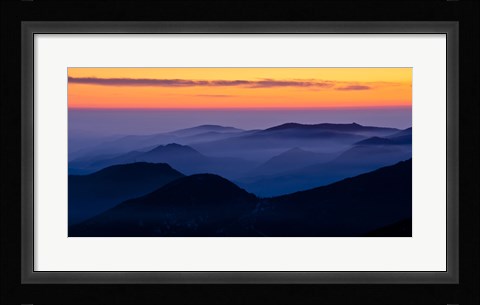 Framed Rocky Mountain Mist Print