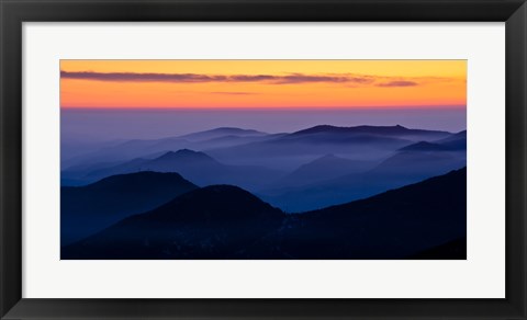 Framed Rocky Mountain Mist Print