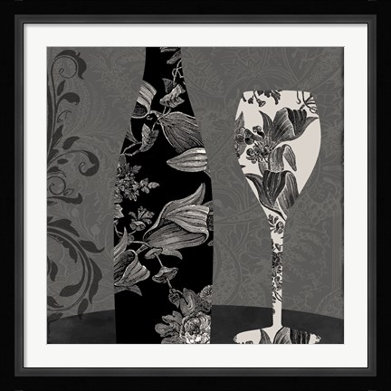 Framed Vin Elegant II Print