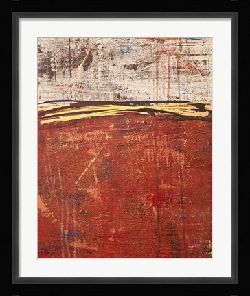 Framed Lithosphere XXIX Canvas 3 Print