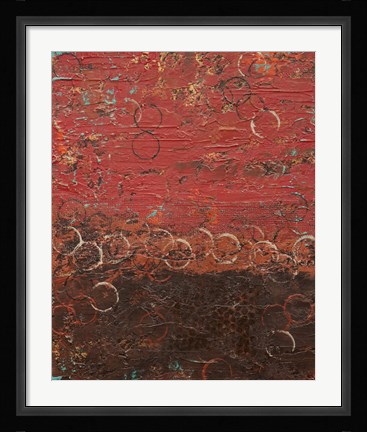 Framed Rustic Industrial XIV Print