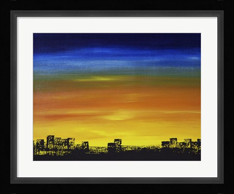 Framed Skyline II Print