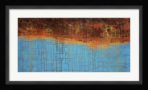 Framed Electrical Charge X Print