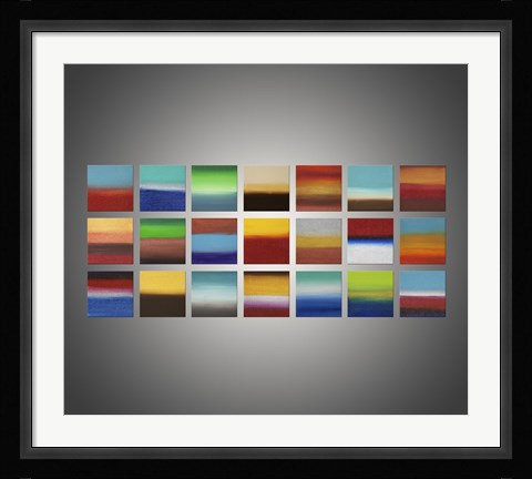 Framed Dreaming of 21 Sunsets Print