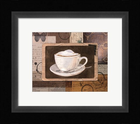 Framed Vintage Latte - mini Print