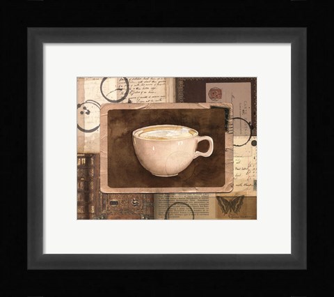 Framed Vintage Cappuccino - mini Print