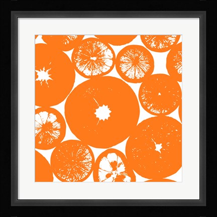 Framed Orange Lemon Slices Print