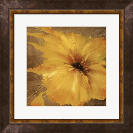 Framed Colourful Flowers I Print