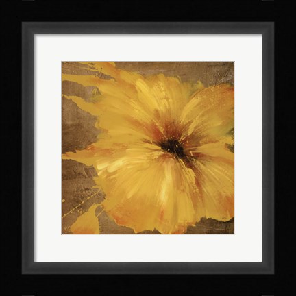 Framed Colourful Flowers I Print