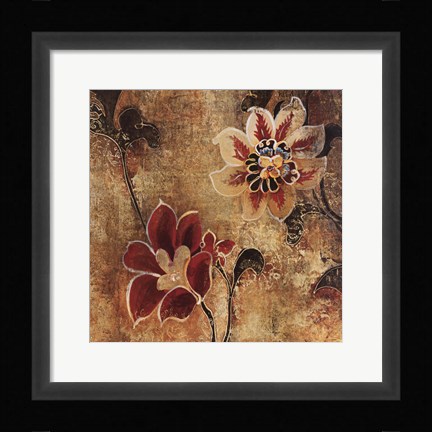 Framed Deep Opulence I Print