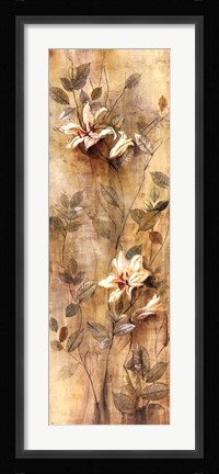 Framed Candlelight Lilies II Print
