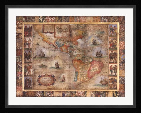 Framed Old World II Print