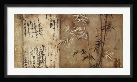 Framed Notes From The Past IV Print