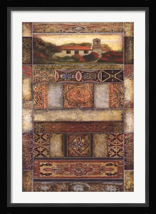 Framed Spanish Road I Print