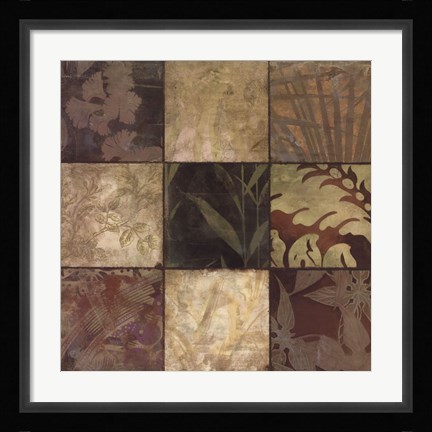 Framed Mosaic IV - Detail I Print