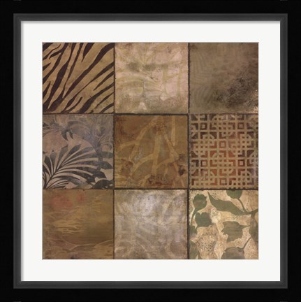 Framed Mosaic IV - Detail III Print