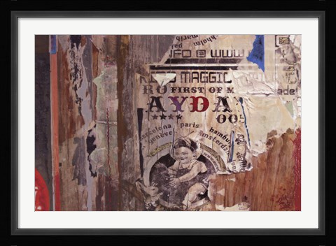 Framed Passing By V Print