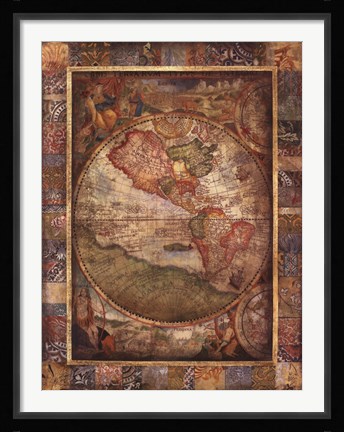 Framed Orbis Terra Print