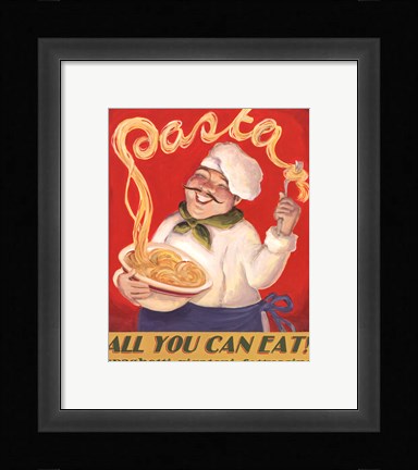 Framed At Your Service I Print