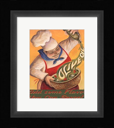 Framed At Your Service III Print
