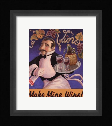 Framed At Your Service IV Print