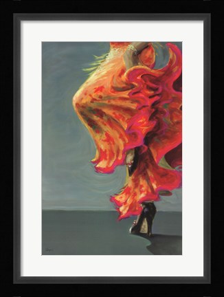Framed Flamenco Fiesta I Print