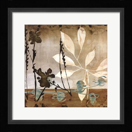 Framed Floralscape II Print