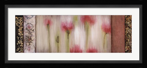 Framed Rain Flower I Print