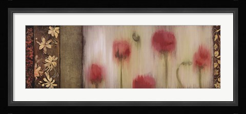 Framed Rain Flower II Print